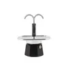 Bialetti Mini Express stovetop coffee maker in black. Cups not included
